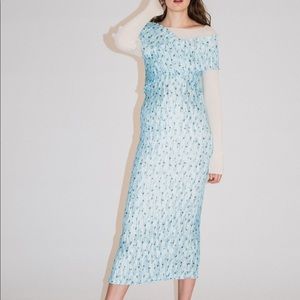 Creatures of Comfort Brody Dress in Floral Habotai